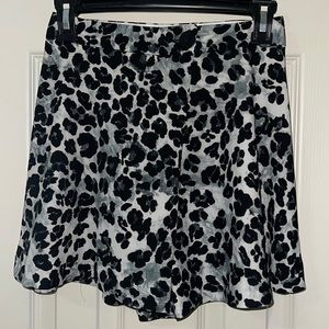 ZARA size xs cheetah print black and grey